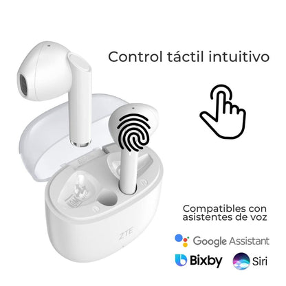 Wireless Headphones ZTE BUDS 2 White