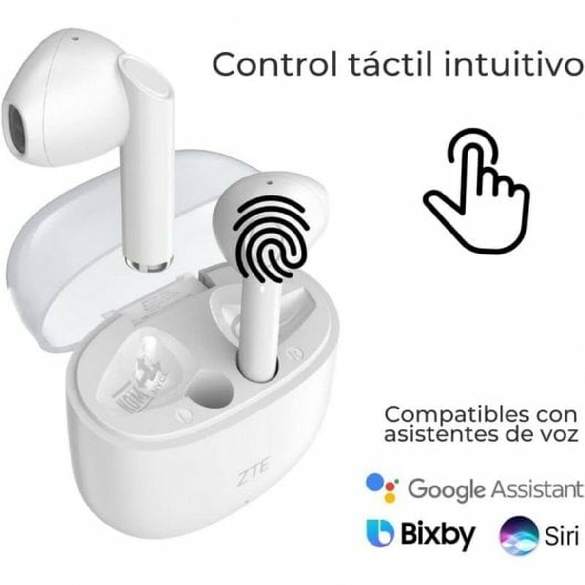 Wireless Headphones ZTE BUDS 2 White