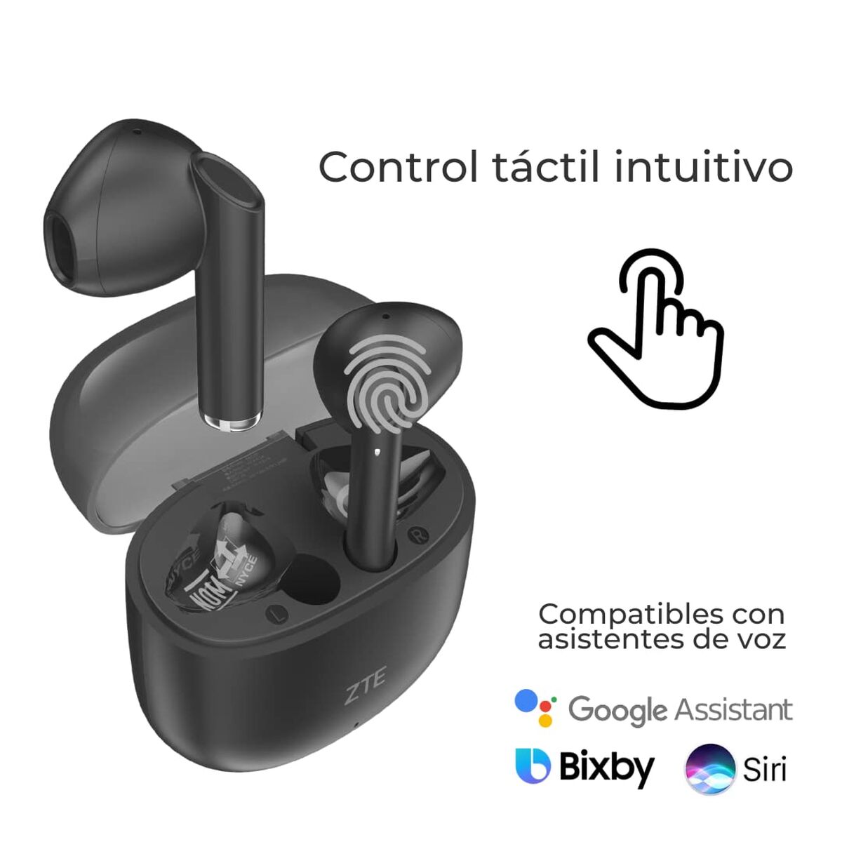 Wireless Headphones ZTE BUDS 2 Black