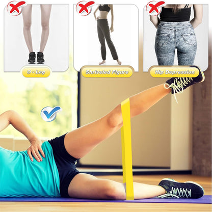 NNEDSZ 5 Pcs Resistance Bands Exercise Bands Resistance Bands Set Workout Bands Leg Yoga Bands